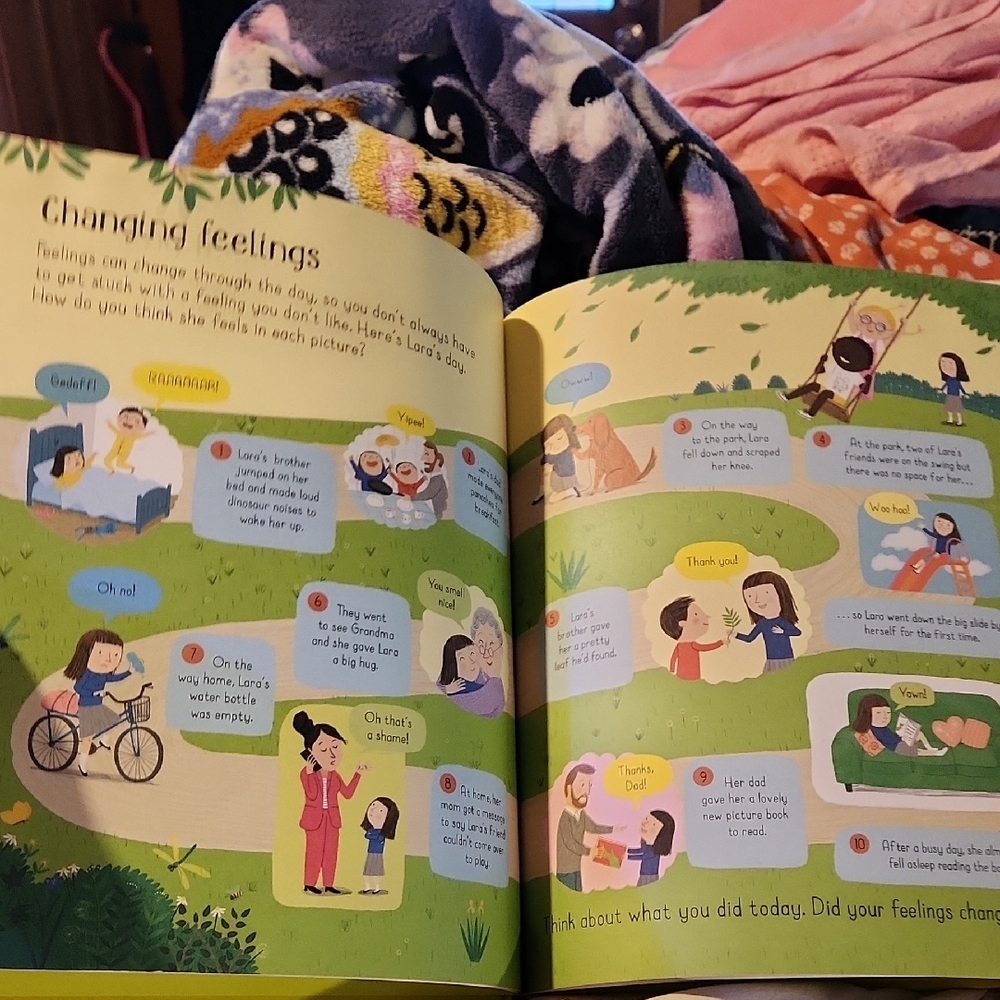 Usborne All About Feelings Book - Picture 4 of 4